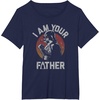 image:imageStar Wars Classic Fathers Day I Am Your Father Retro Vader TShirtNavy Blue