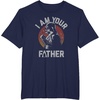 image:imageStar Wars Classic Fathers Day I Am Your Father Retro Vader TShirtNavy Blue