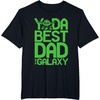 image:imageStar Wars Classic Fathers Day Yoda Best Dad In Galaxy Logo TShirtBlack