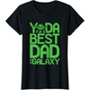 image:imageStar Wars Classic Fathers Day Yoda Best Dad In Galaxy Logo TShirtBlack