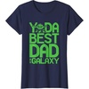 image:imageStar Wars Classic Fathers Day Yoda Best Dad In Galaxy Logo TShirtNavy Blue