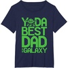 image:imageStar Wars Classic Fathers Day Yoda Best Dad In Galaxy Logo TShirtNavy Blue