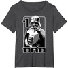 image:imageStar Wars Darth Vader 1 Dad Fathers Day Graphic TShirtDark Heather Grey