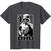 image:imageStar Wars Darth Vader 1 Dad Fathers Day Graphic TShirtDark Heather Grey
