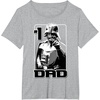 image:imageStar Wars Darth Vader 1 Dad Fathers Day Graphic TShirtHeather Grey