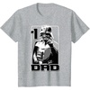 image:imageStar Wars Darth Vader 1 Dad Fathers Day Graphic TShirtHeather Grey