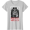 image:imageStar Wars Darth Vader 1 Dad Propaganda Graphic TShirt C1 TShirtSilver Grey