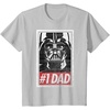 image:imageStar Wars Darth Vader 1 Dad Propaganda Graphic TShirt C1 TShirtSilver Grey