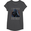 image:imageStar Wars Darth Vader I Am Your Father Retro TShirtDark Heather Grey