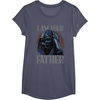 image:imageStar Wars Darth Vader I Am Your Father Retro TShirtHeather Blue