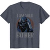 image:imageStar Wars Darth Vader I Am Your Father Retro TShirtHeather Blue