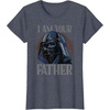 image:imageStar Wars Darth Vader I Am Your Father Retro TShirtHeather Blue