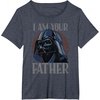 image:imageStar Wars Darth Vader I Am Your Father Retro TShirtHeather Blue