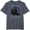 image:imageStar Wars Darth Vader I Am Your Father Retro TShirtHeather Blue