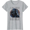 image:imageStar Wars Darth Vader I Am Your Father Retro TShirtHeather Grey