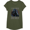 image:imageStar Wars Darth Vader I Am Your Father Retro TShirtOlive Green