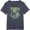 image:imageStar Wars Fathers Day Best Dad Ever Yoda Father TShirtHeather Blue
