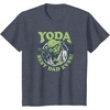 image:imageStar Wars Fathers Day Best Dad Ever Yoda Father TShirtHeather Blue