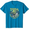 image:imageStar Wars Fathers Day Best Dad Ever Yoda Father TShirtSapphire Blue