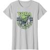 image:imageStar Wars Fathers Day Best Dad Ever Yoda Father TShirtSilver Grey
