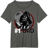 image:imageStar Wars Fathers Day Darth Vader 1 Dad C1 TShirtAsphalt Grey