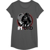 image:imageStar Wars Fathers Day Darth Vader 1 Dad C1 TShirtAsphalt Grey