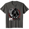 image:imageStar Wars Fathers Day Darth Vader 1 Dad C1 TShirtAsphalt Grey