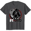 image:imageStar Wars Fathers Day Darth Vader 1 Dad C1 TShirtDark Heather Grey