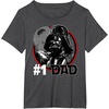 image:imageStar Wars Fathers Day Darth Vader 1 Dad C1 TShirtDark Heather Grey