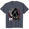 image:imageStar Wars Fathers Day Darth Vader 1 Dad C1 TShirtHeather Blue