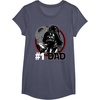 image:imageStar Wars Fathers Day Darth Vader 1 Dad C1 TShirtHeather Blue
