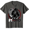 image:imageStar Wars Fathers Day Darth Vader 1 Dad TShirtAsphalt Grey