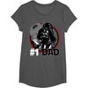image:imageStar Wars Fathers Day Darth Vader 1 Dad TShirtAsphalt Grey