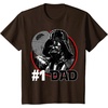 image:imageStar Wars Fathers Day Darth Vader 1 Dad TShirtBrown