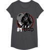 image:imageStar Wars Fathers Day Darth Vader 1 Dad TShirtDark Heather Grey