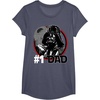 image:imageStar Wars Fathers Day Darth Vader 1 Dad TShirtHeather Blue