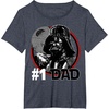 image:imageStar Wars Fathers Day Darth Vader 1 Dad TShirtHeather Blue