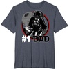 image:imageStar Wars Fathers Day Darth Vader 1 Dad TShirtHeather Blue