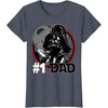 image:imageStar Wars Fathers Day Darth Vader 1 Dad TShirtHeather Blue