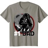 image:imageStar Wars Fathers Day Darth Vader 1 Dad TShirtSlate Grey