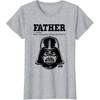 image:imageStar Wars Fathers Day Darth Vader Strong With The Force TShirtHeather Grey