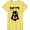 image:imageStar Wars Fathers Day Darth Vader Strong With The Force TShirtLemon Yellow