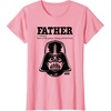 image:imageStar Wars Fathers Day Darth Vader Strong With The Force TShirtPink