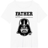 image:imageStar Wars Fathers Day Darth Vader Strong With The Force TShirtWhite