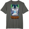 image:imageStar Wars Fathers Day Jango Fett Worlds Best Dad Portrait TShirtAsphalt Grey