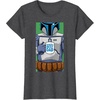 image:imageStar Wars Fathers Day Jango Fett Worlds Best Dad Portrait TShirtDark Heather Grey