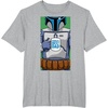 image:imageStar Wars Fathers Day Jango Fett Worlds Best Dad Portrait TShirtHeather Grey