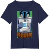 image:imageStar Wars Fathers Day Jango Fett Worlds Best Dad Portrait TShirtNavy Blue