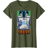 image:imageStar Wars Fathers Day Jango Fett Worlds Best Dad Portrait TShirtOlive Green