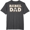 image:imageStar Wars Fathers Day Rebel Dad Vintage Jedi Logo TShirtDark Heather Grey